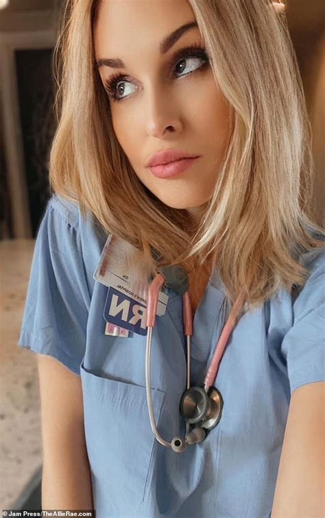 allie rae leak|Woman says she was forced out of job as nurse after joining。